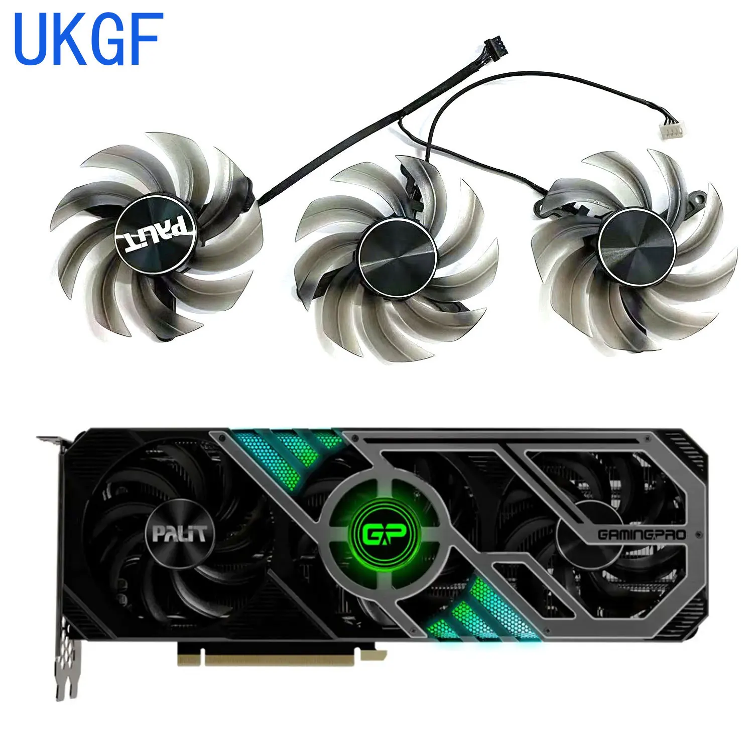 

Brand new original 82MM FD8015U12D GPU fan suitable for PALIT RTX3060TI 3070 3070TI 3080 3080TI 3090 Gaming pro graphics card