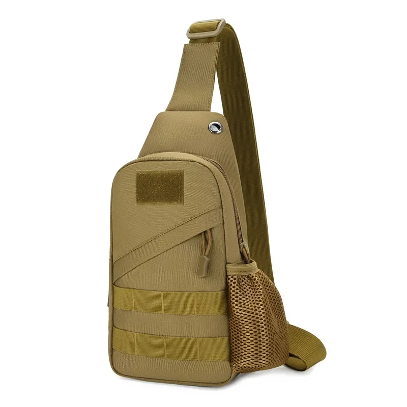 

Outdoor Casual Men's Camouflage Multifunctional Large Capacity Shoulder Crossbody Travel Riding Commuter Breast Bag