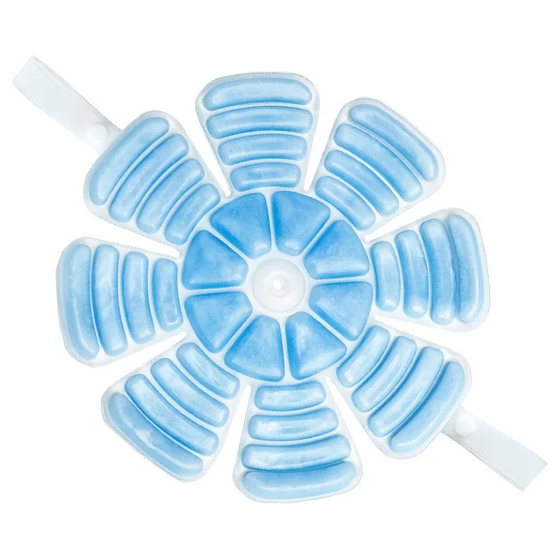 غطاء ثلج لتبريد الرأس، ملمس تبريد مستدام، عبوة ثلج خارجية