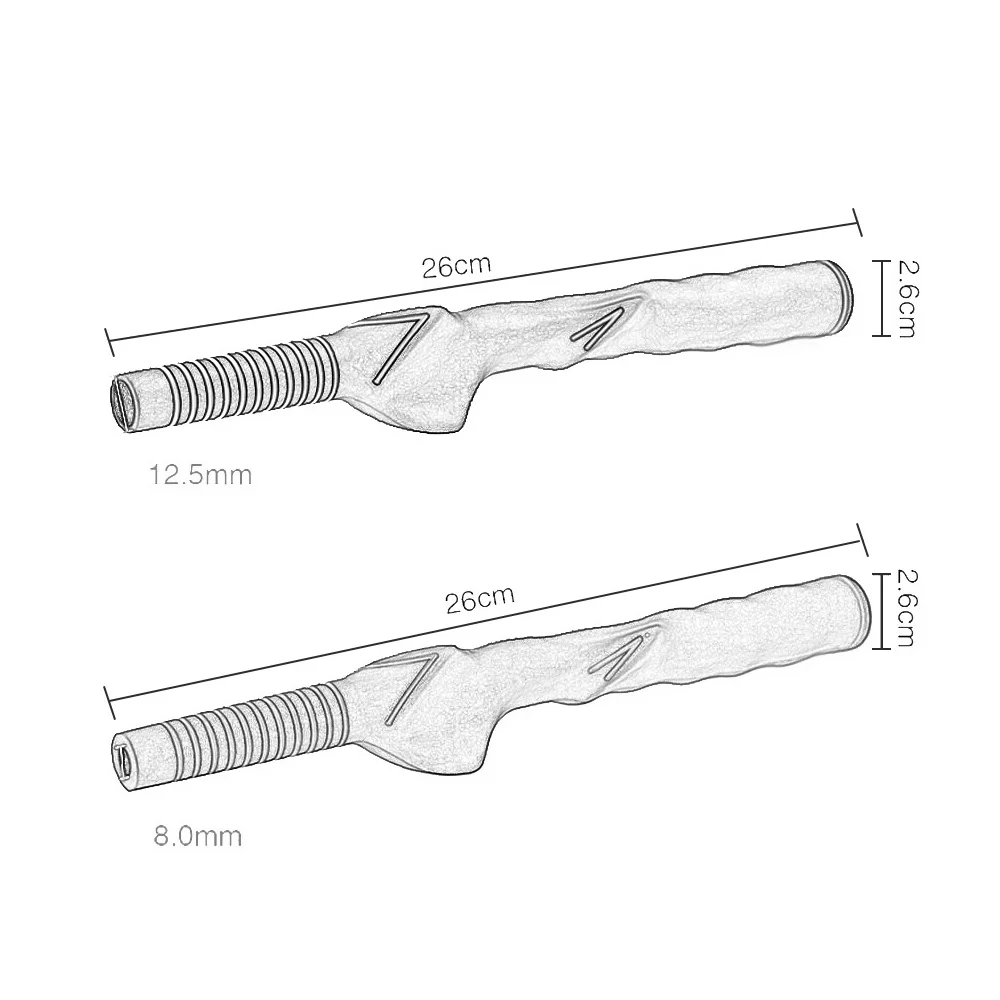 Goma de agarre para entrenamiento de Swing de Golf, herramienta de entrenamiento antitorsión duradera, ayuda para práctica, posición de mano, 26x2,6 cm, 1 unidad