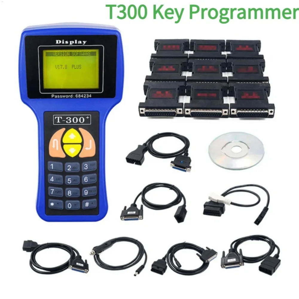 Auto programador chave para multilingue, programador chave T300, decodificador de chip, suporte multi-marcas, V20.6