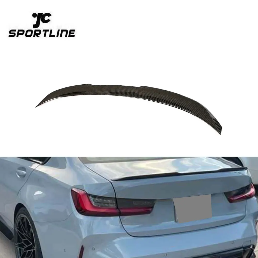 

G28 Prepreg Dry Carbon Fiber Boot Lip Wing Spoiler For BMW 3 Series G20 G28 G80 M3