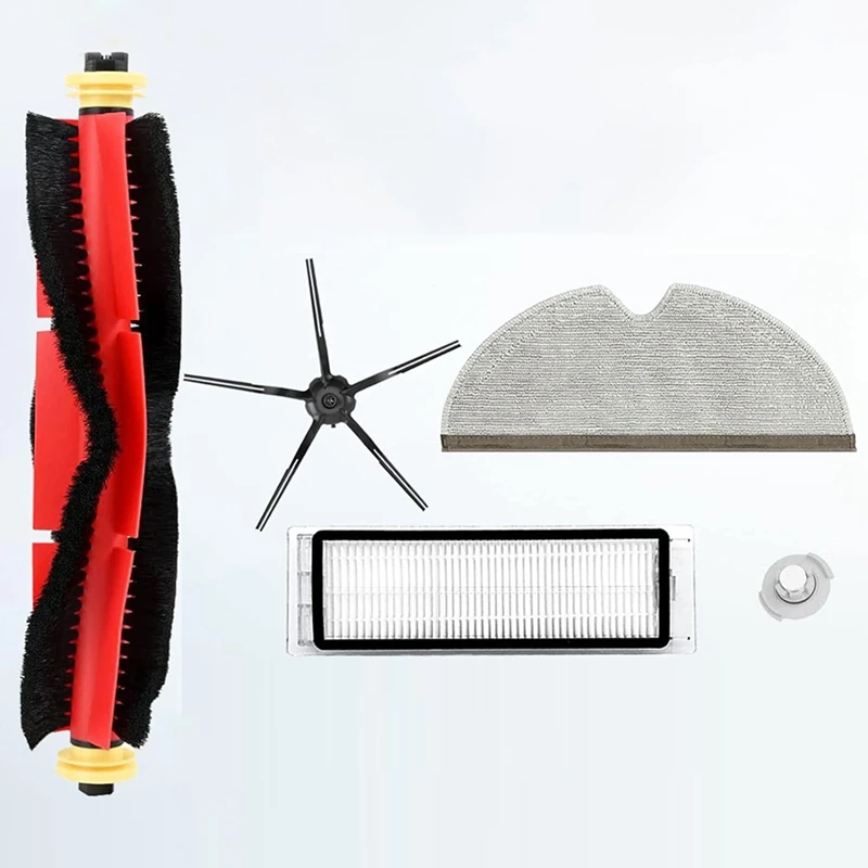 BAAN-2 Set For Roborock S6 Pure S6 E4 S4 Max S6 Maxv S5 S5 Max S4 E2 E3 E5 E20 E25 E35 Main Side Brush Hepa Filter Mop Cloth