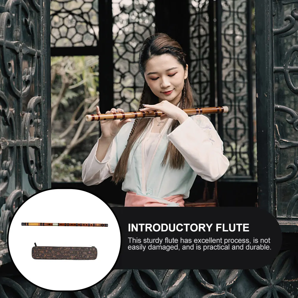 

Bamboo Flute Beginner Suit Child Kids Bitter Portable Chinese Musical Instrument