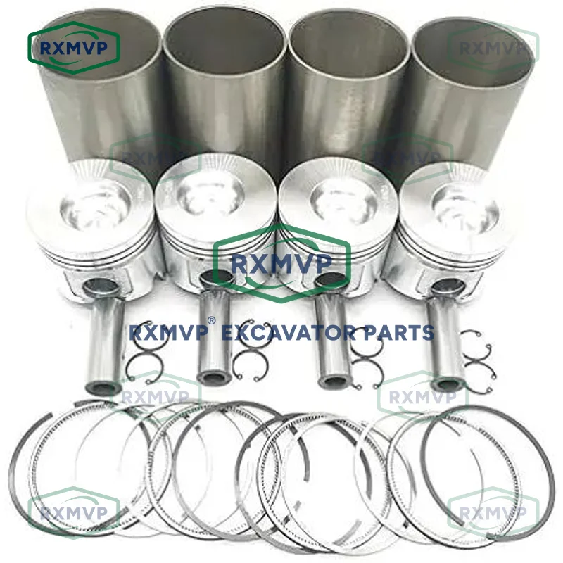 VOL-VO Excavator Liner Kit Piston Ring Valves Engine Bearing YANMAR D3.4 Overhaul Rebuild Kit EC45BLC EC55BLC EC60C EC80D EC90D