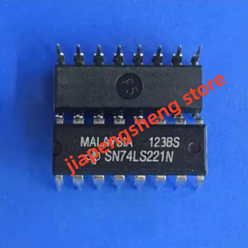 (2 buah) 7474ls221n input asli dual-stable chip flip-flop dimasukkan ke dalam DIP16