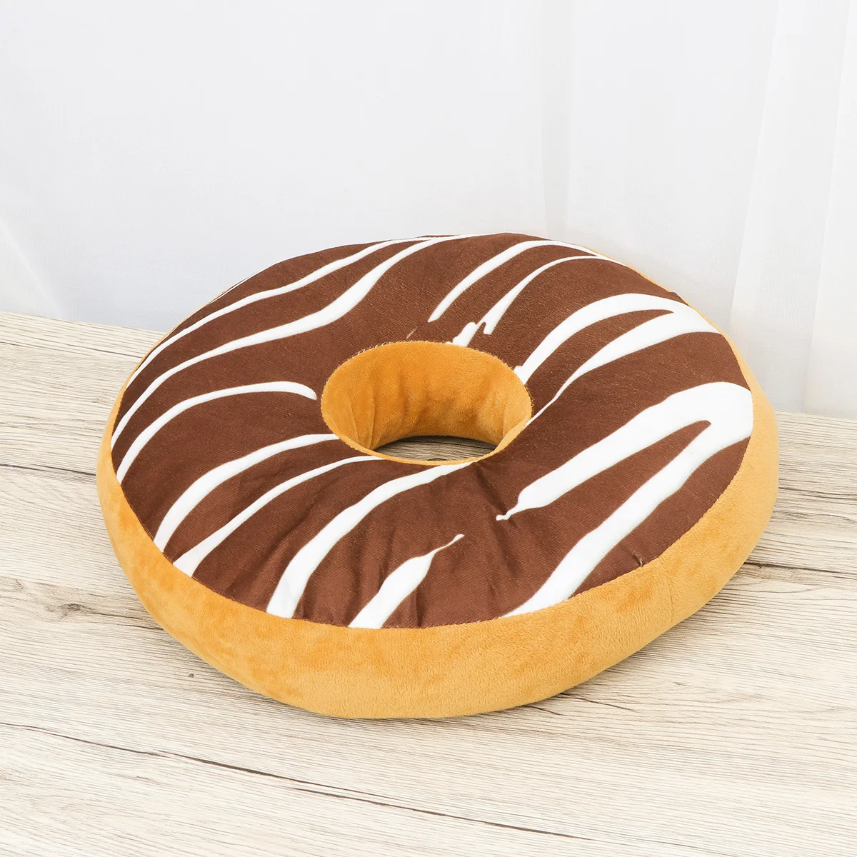 

Donut Shaped Pillow Super Soft Filled PP Office Car Use Throw Pillows Postpartum Pregnancy Sitting Ear Cushion