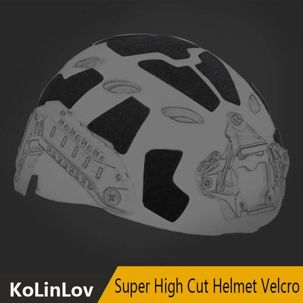 1 Set Helmet Fastener Sticker  Useful Super High Cut Helmet Pads  Universal Helmet Padding Kit Helmets Patch 투구 고정 스티커 Шлем