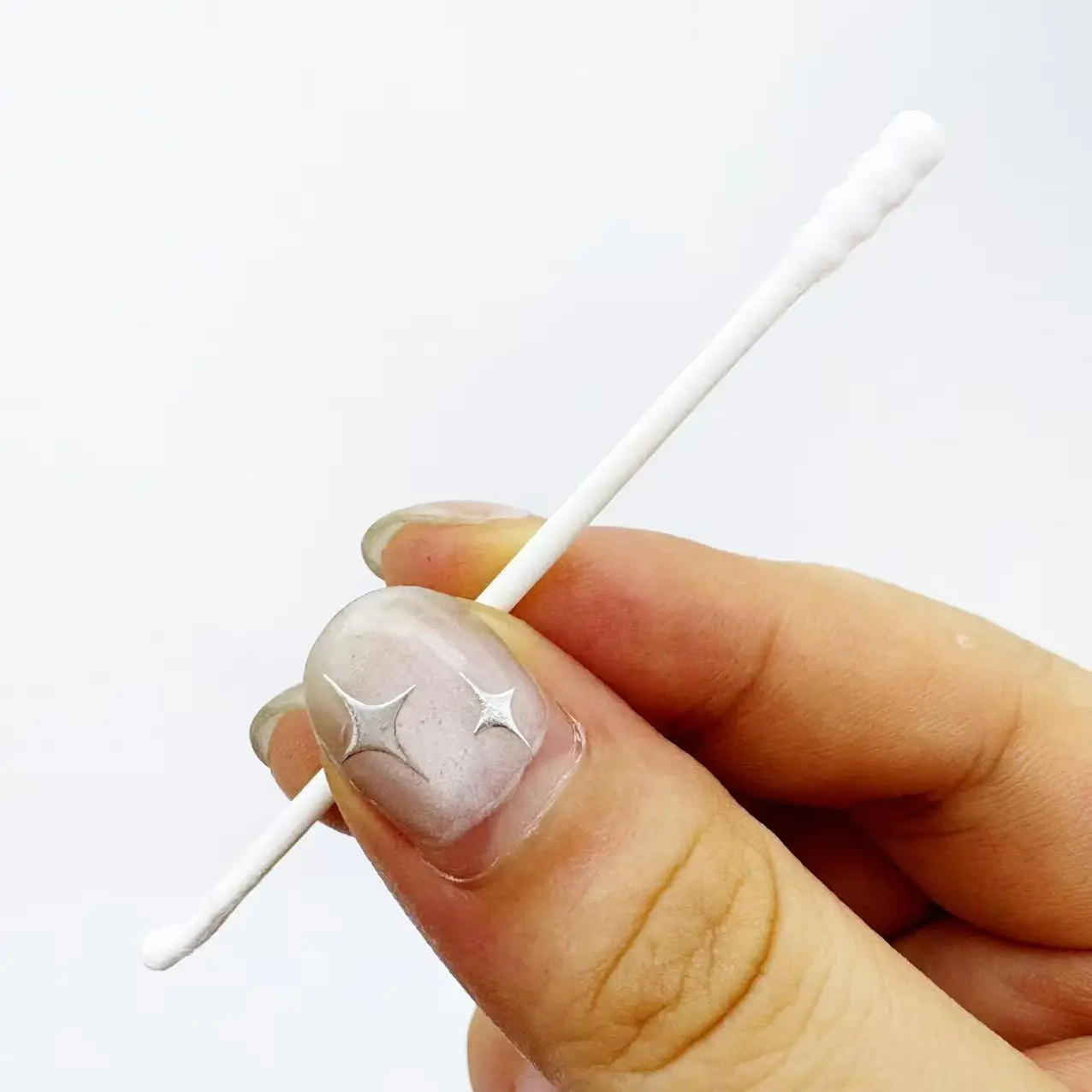 800 قطعة من مسحات القطن الأبيض ذات الطابع المزدوج لعيد الحب، ملعقة حلزونية إبداعية، عصا رفيعة لعنصر عيد الحب، أعواد قطنية