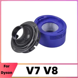 Rear Cover Adapter Parts/Rear HEPA Filter Compatible with and fit for Dyson V7 V8 Cordless Vacuum Cleaner Accessories Parts