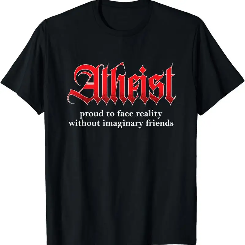 New Limited Proud Atheist Atheism Religion Science Agnostic Freethinker T Shirt