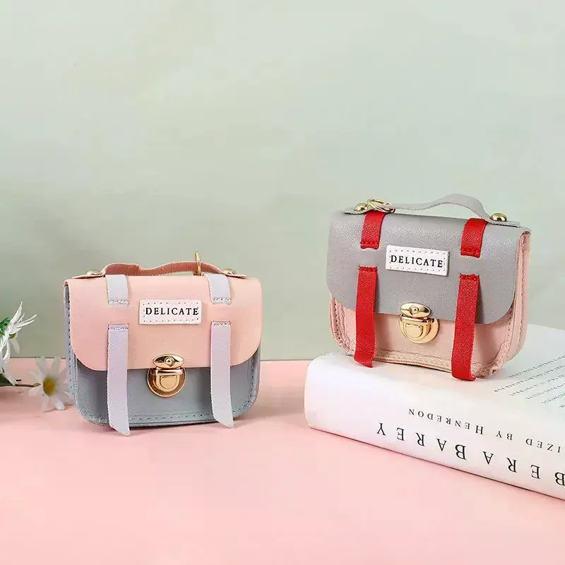 Portable Mini Key Pouch Wallet Durable Scratch-resistant Keychain Coin Purse Small Earphone Storage Pouch for Outdoor Use