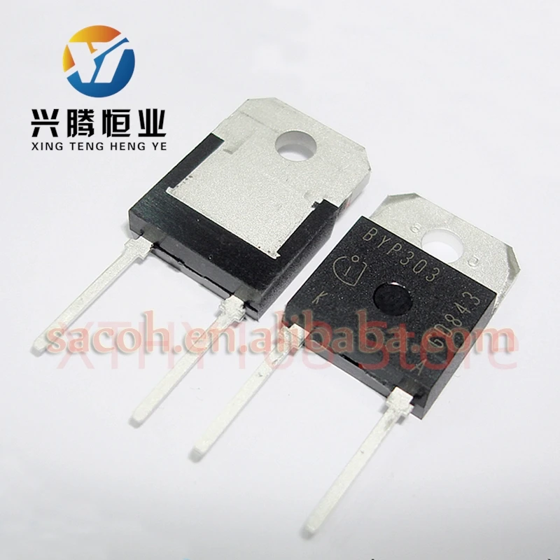 

10Pcs BYP303 or BYP302 or BYP301 or BYP300 TO-218 40A 1200V Fast recovery epitaxial diode