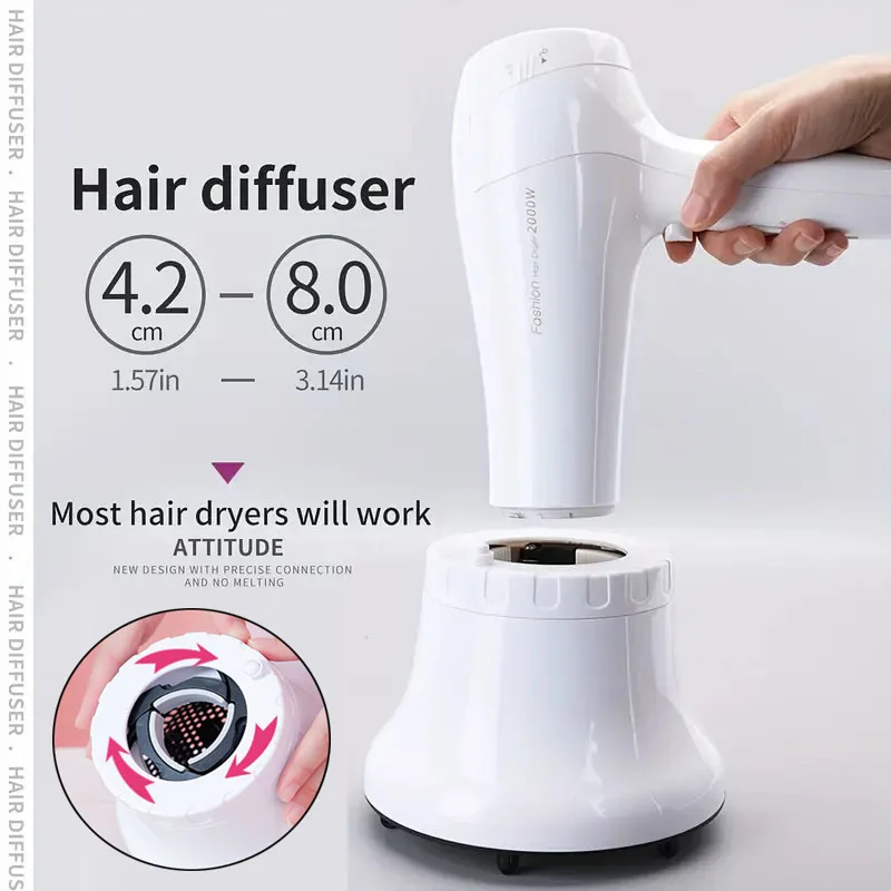 Adjustable Hair Diffuser for Curly Hair Adjustable Styling Diffuser for Curly Hair Hairs Dryer Attachment for Blow Dryer Nozzles