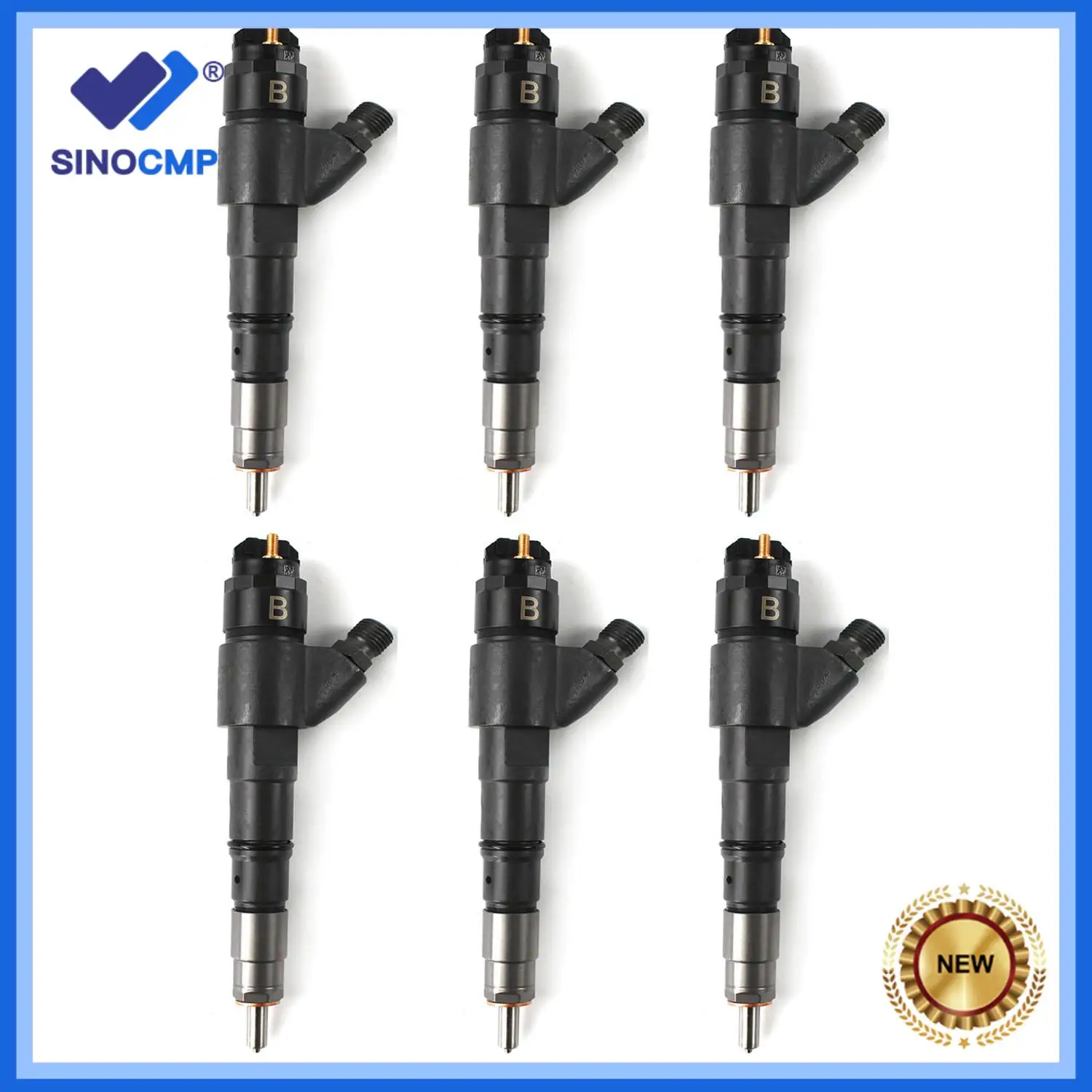 

6× New Fuel Injector 04290986 20798114 0445120066 for Deutz Volvo Excavator D7D D7E D5E D6D Engine Parts