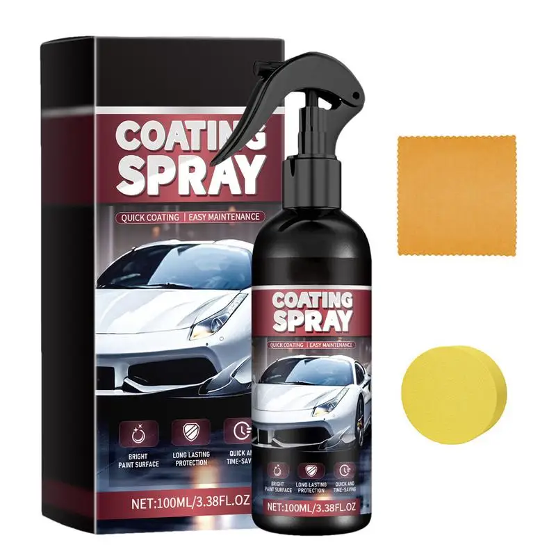 

Car Wax Polish Spray Nano Agent Polish Spray For Cleaning Rapid Spray Wax Paint Sealant Polish Kit For Metal Paints Wheels