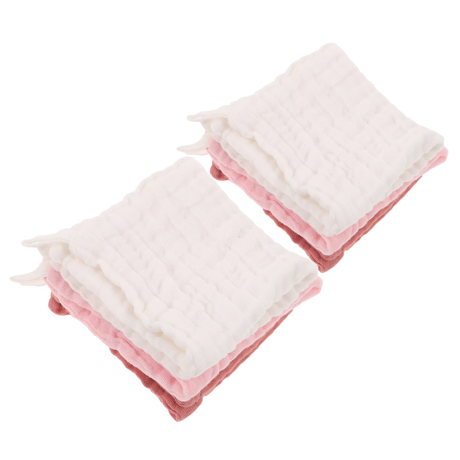 6Pcs Baby Burp Cloths Soft Cotton Muslin Oversized Shoulder Protection Newborn Burping Cloths Absorbent Burp Rags for Boys Girls