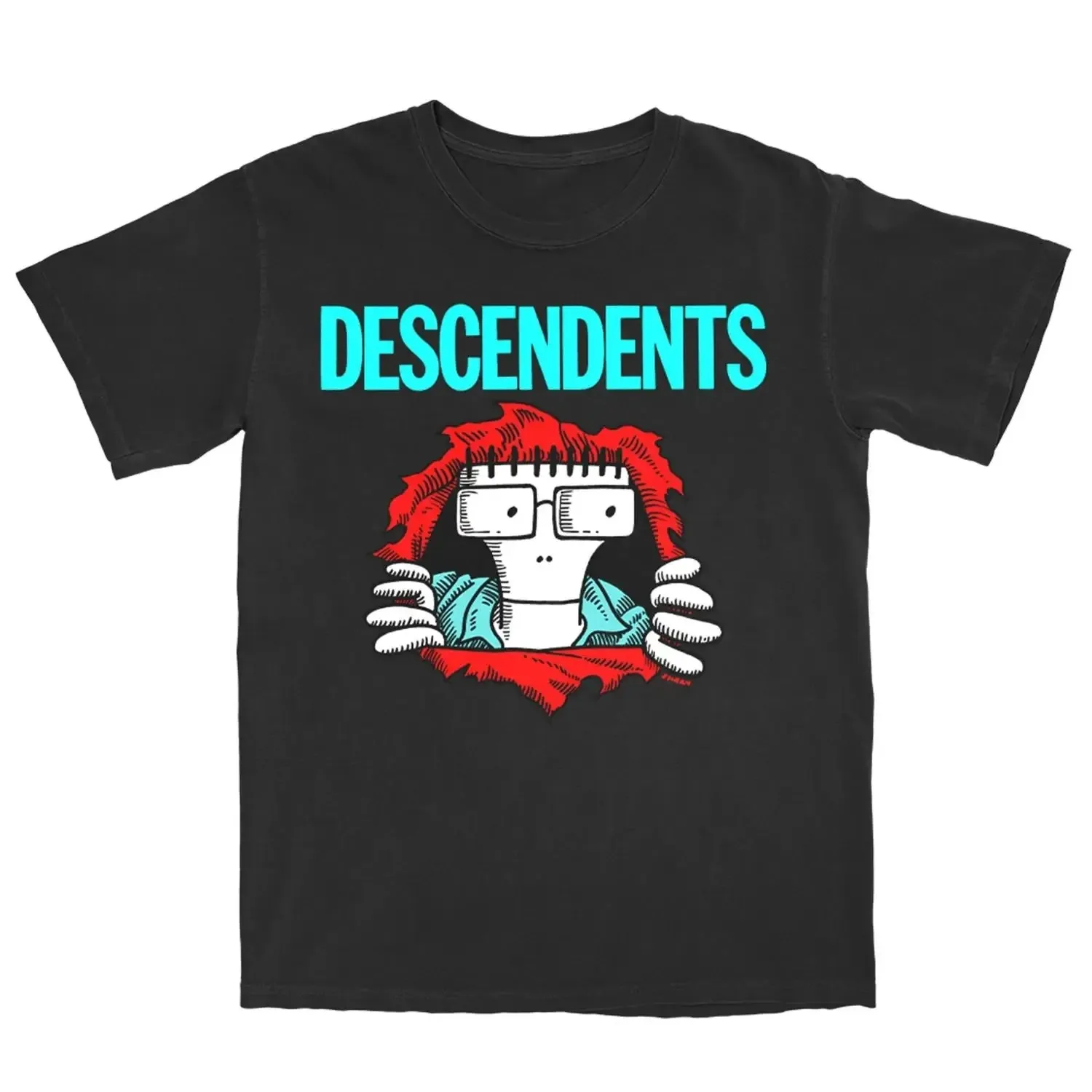 Fashion Y2k T Shirt Descendents Band T Shirt Summer Print Round Neck Short-sleeve Casual Streetwear High Quality Clothes Unisex