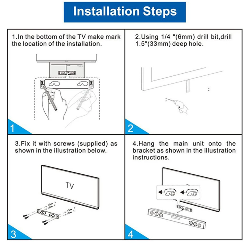 Wall Mount Holder With Screws Speaker Bracket for LG LAS260B LAS454B LAS465B NB3530A NB2420A AAA74310301 MAZ63344001