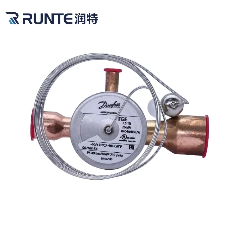 Cold Storage Automatic Thermostatic Expansion Valves Thermal Electronic Expansion Valve