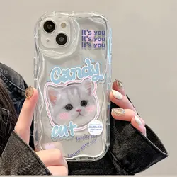 Candy Cat Phone Case For OPPO Realme C35 C55 C21Y C25Y C11 C33 C31 C20 C21 C12 C15 C25 C30 C30S C25S C2 5 5i 5s 6i Soft