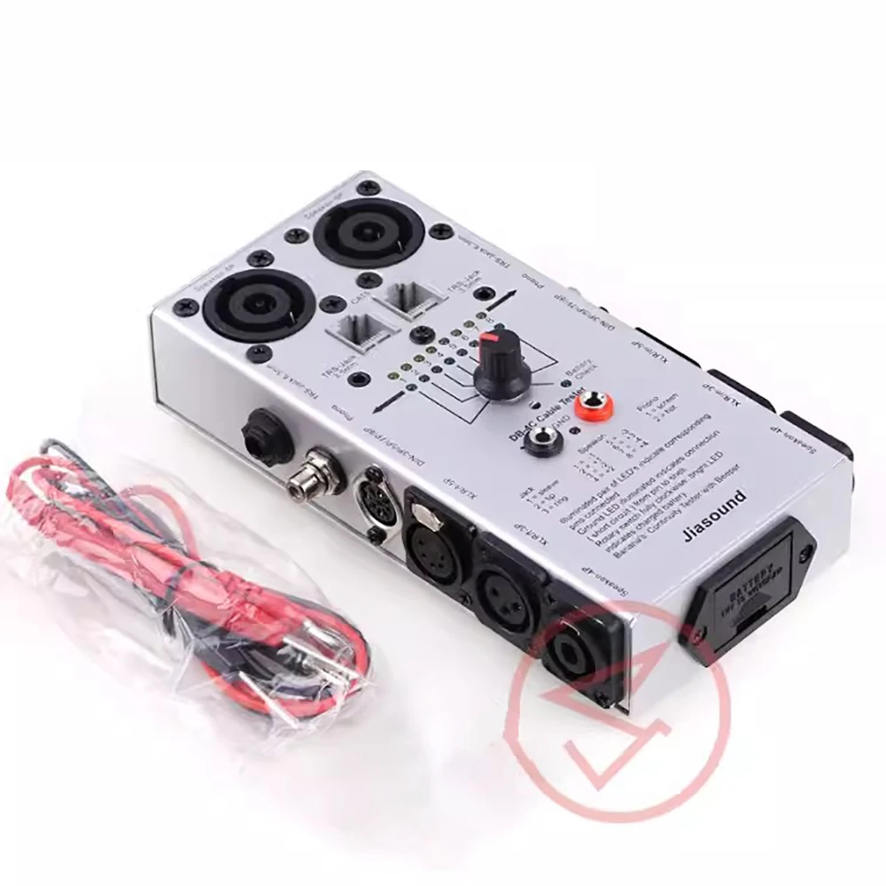 

Multi-Function Audio Cable Tester RS XLR RCA 1/4" 1/8" 2/4/8 Pin Speakon Phone CAT5 Audio Network for Stage Recording