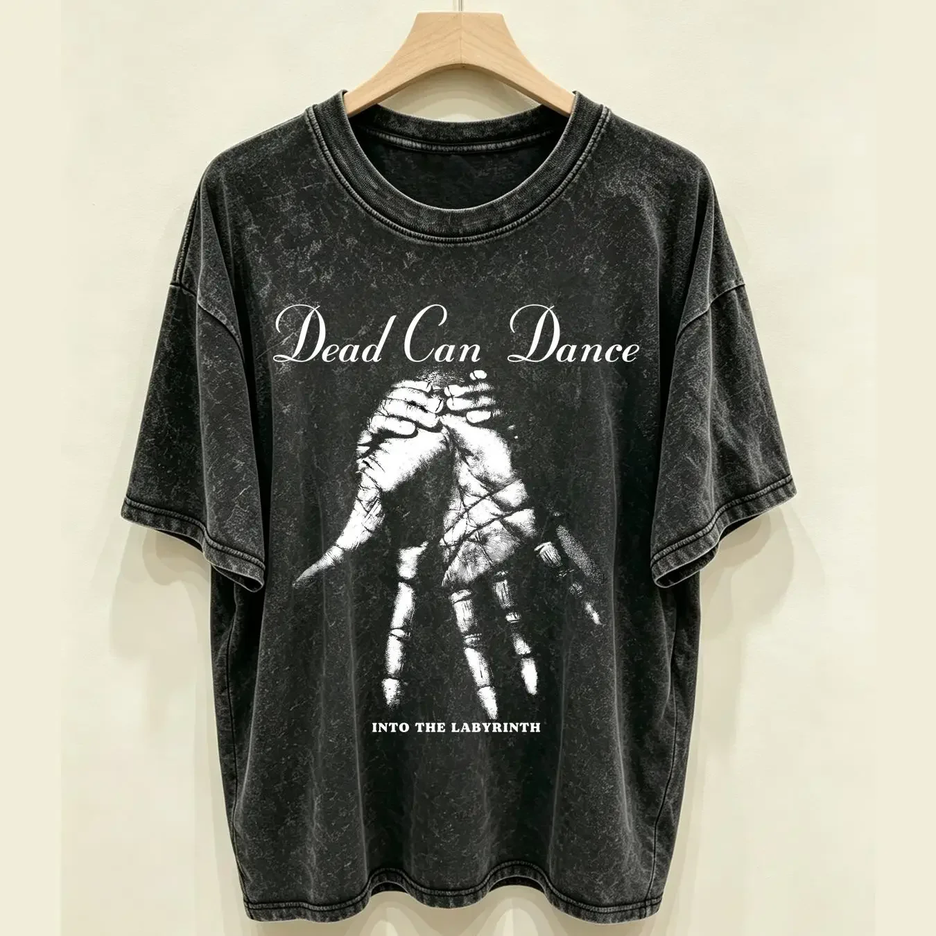 washed T Shirt 1993 Dead Can Dance band Into the Labyrinth Album U2829 vintage Washed Slightly Unisex Breathable graphic