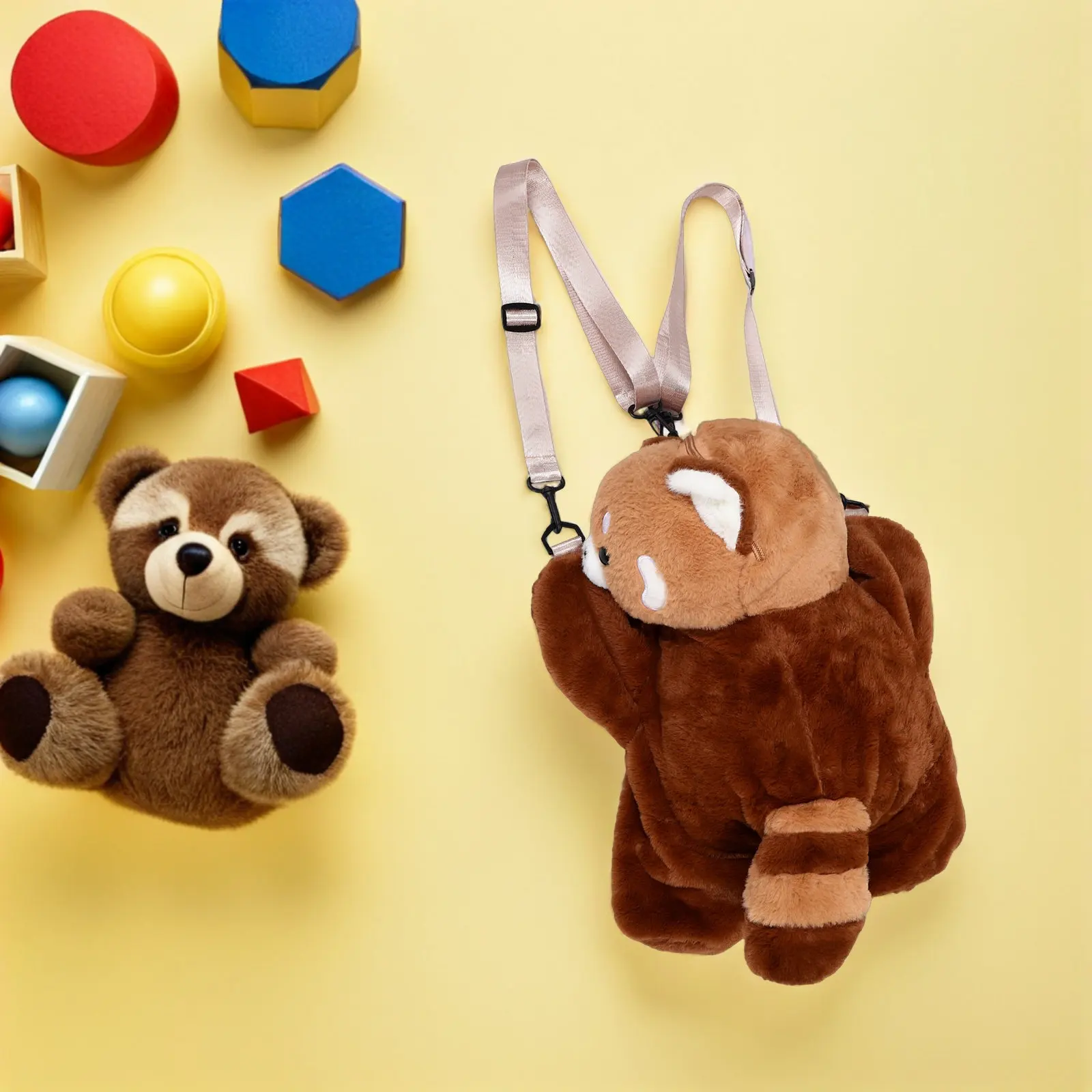 

1Set Red Backpack Cute Small Shoulder Bag Large Capacity for School Travel Casual Outings Women Animal Bag