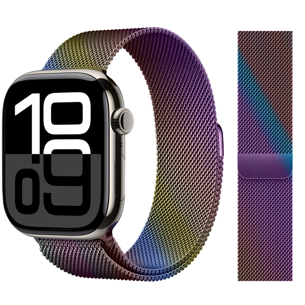 Milanese Loop Armband für Apple Watch Band 46mm 44mm 45mm 40mm 42mm 41mm Correa Armband iWatch Series 11 10 9 8 SE 7 6 Ultra 3 2