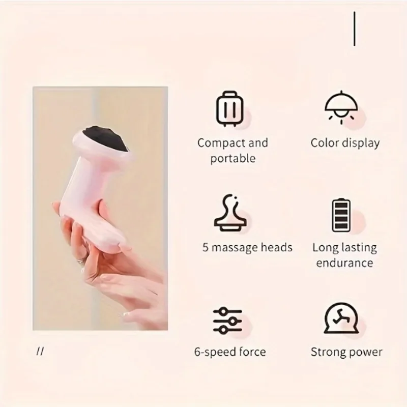 Home-charging slimming device, electric handheld for shoulders, waist, legs with multi-functional vibration.