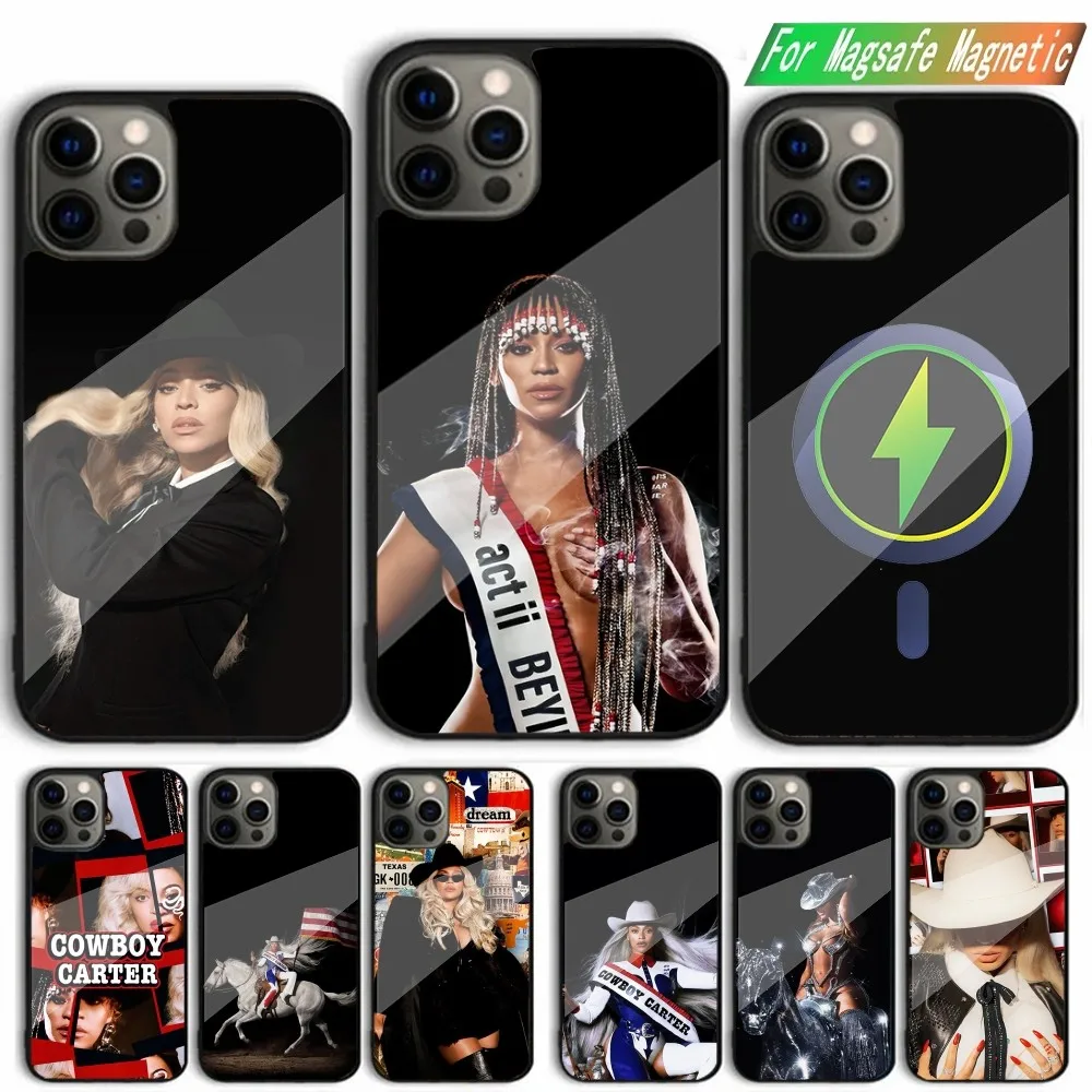 Beyonce COWBOY CARTER Phone Case For iPhone 15,14,13,12,11,Plus,Pro,Max Mini Magsafe Magnetic Wireless Charging