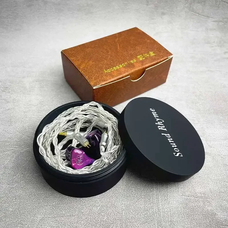 Sound Rhyme SR4  In-Ear HIFI Moving-iron Earphones  Professionally Custom Earphone Ear Return DIY Stereo Bass  IEMs Headphone