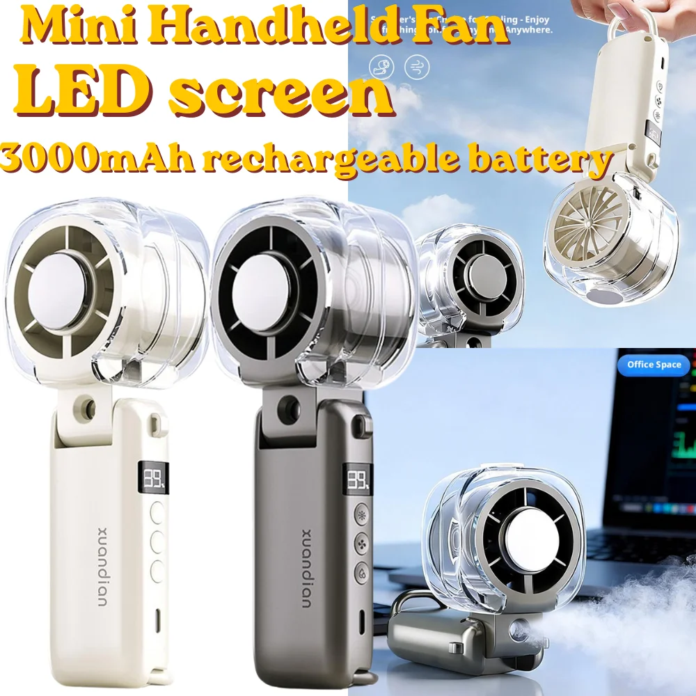 Mini ventilador portátil com r - Hair Care Spray avaliação e preço