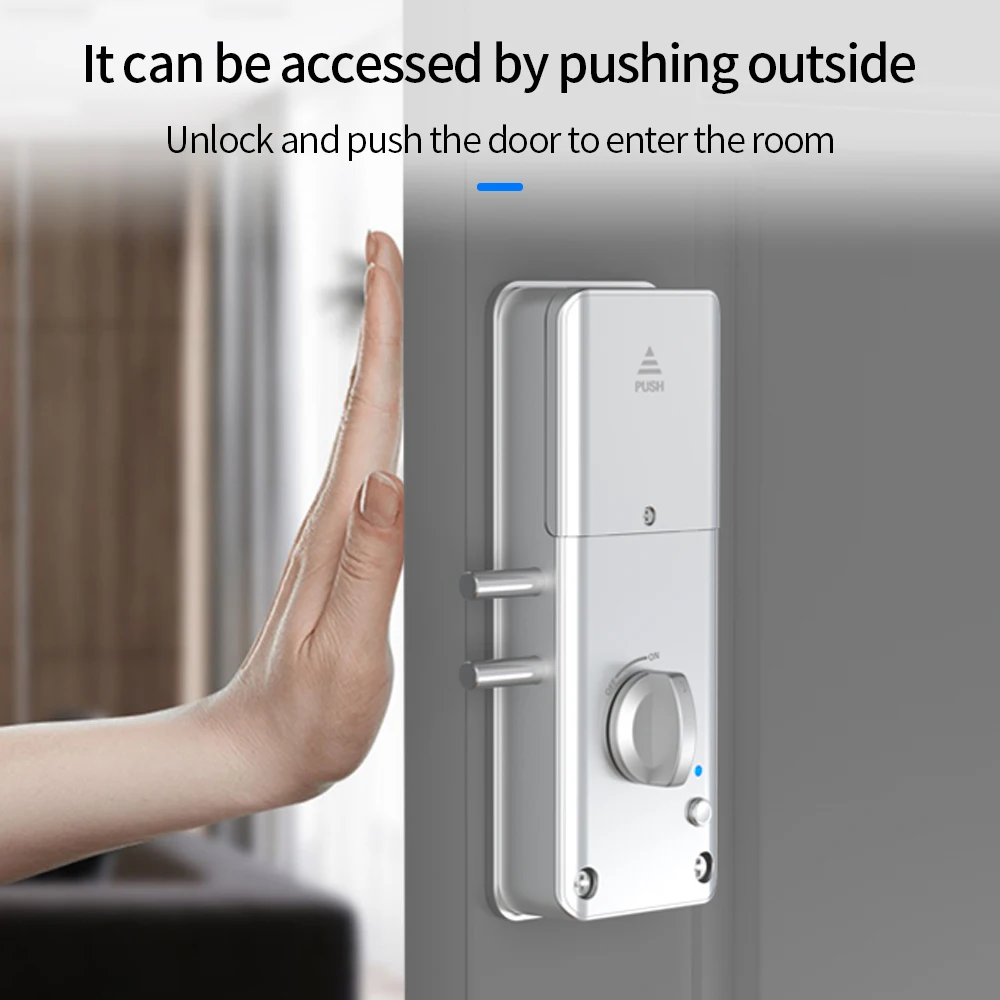 Tuya Bluetooth Smart Door Lock Phone Remote Unlock Magnetic RFID Card Password Temporary Password M1 Gateway Wifi Connection