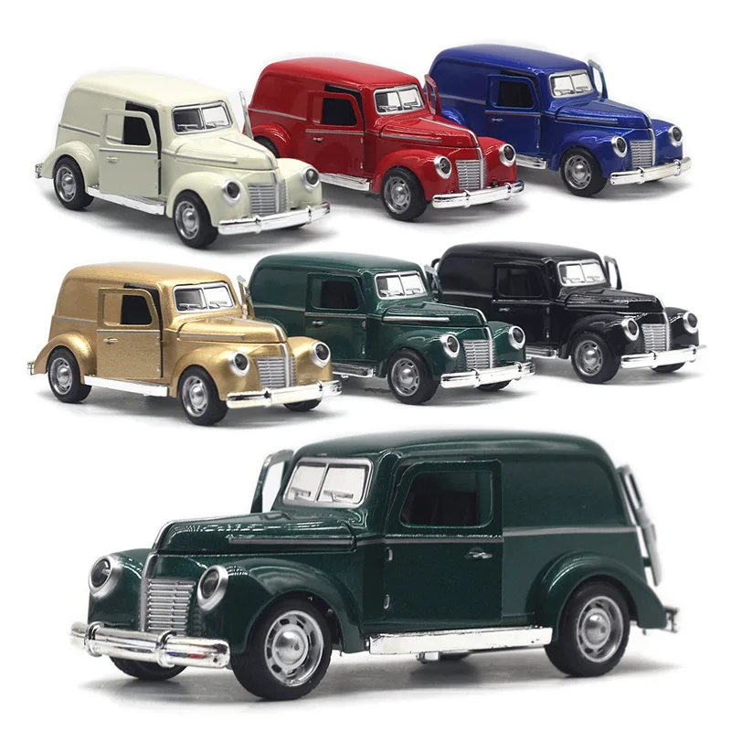 

1: 32 alloy simulation of Ford classic American vintage car model, children's holiday gift ornament