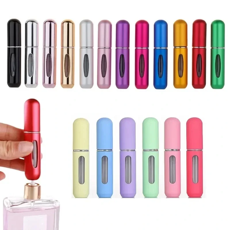 Xiaomi-Mini Portátil Recarregável Spray Atomizer Garrafa, Enchimento Inferior, Frasco De Perfume, Bomba De Perfume, Recipientes Cosméticos Vazios, Viagem, 5ml