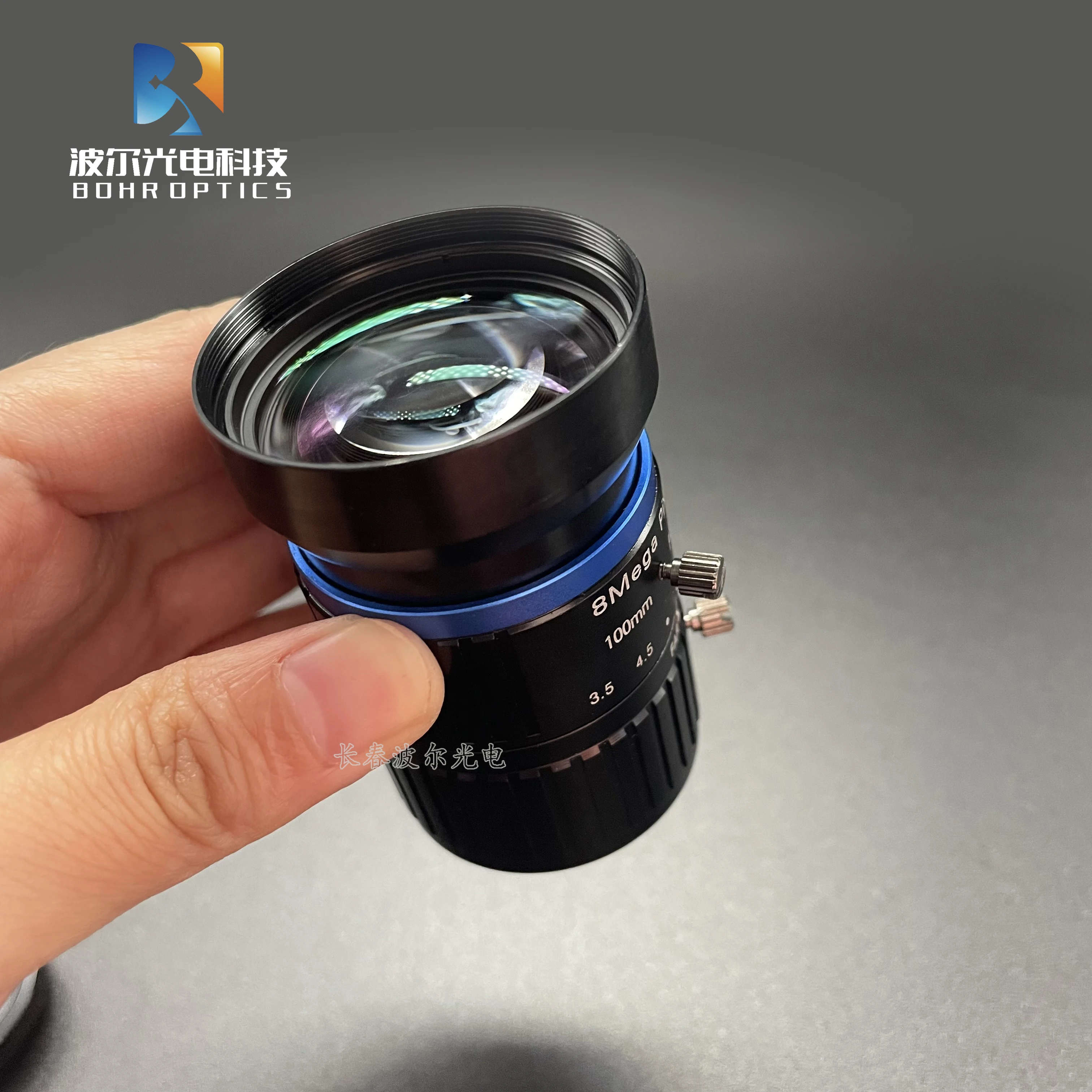 8MP FA10035ความยาวโฟกัส100มม.-C การบิดเบือนต่ำกล้องวงจรปิดคู่มือ Iris FA เลนส์สำหรับกล้องอุตสาหกรรม HD เลนส์