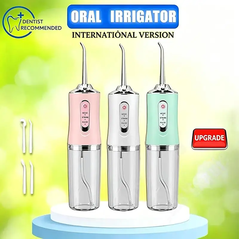 Oral Irrigator Portable Travel Water Flosserm Dentist Recommended New Model For Convenient Oral Hygiene For The Whole Family▪
