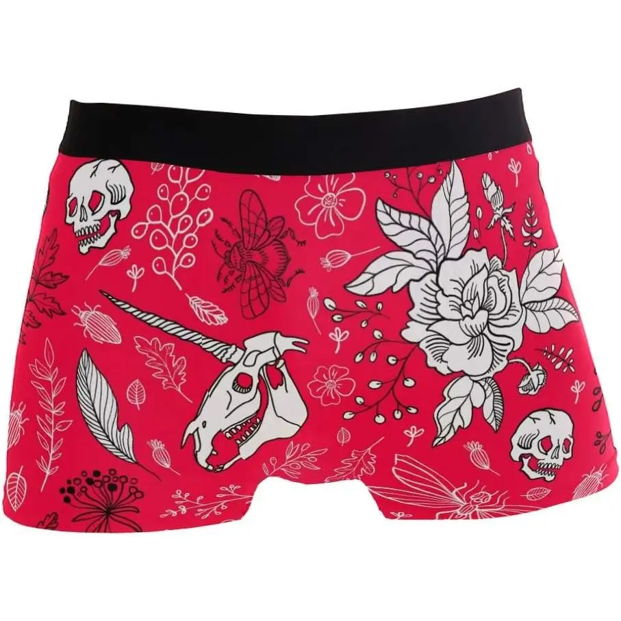 

Fashion Colorful Summer Men's Casual Underwear Boxer Briefs Breathable Sport Men's Underwear with Moisture-Wicking Fabric