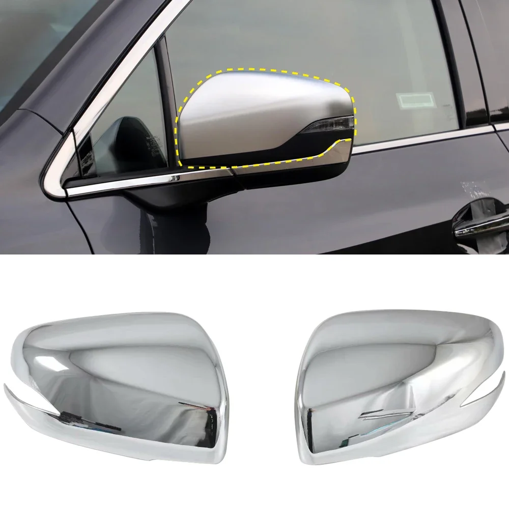 ABS Chrome Door Side Rear View Mirror Cover Trim Sticker Accessory Car Styling For Subaru Outback 2021 2022