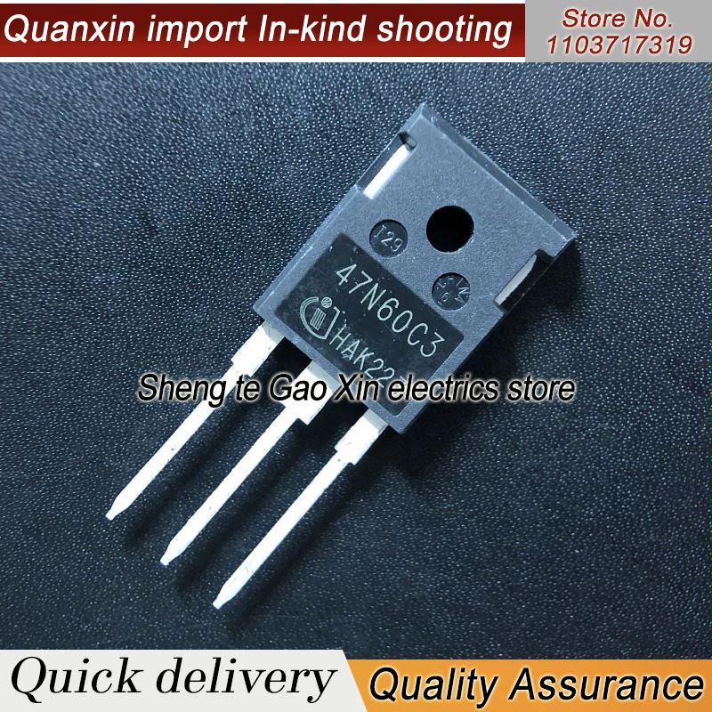 5PCS-10PCS  47N60C3 SPW47N60C3 MOS 47A650V Best Quality Stock