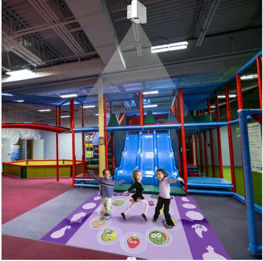 Immer sive Spiele Laser Touch Virtual Screen mit interaktivem Projektions system Multi Kids spielen Vergnügung spark 22 Wand spiele