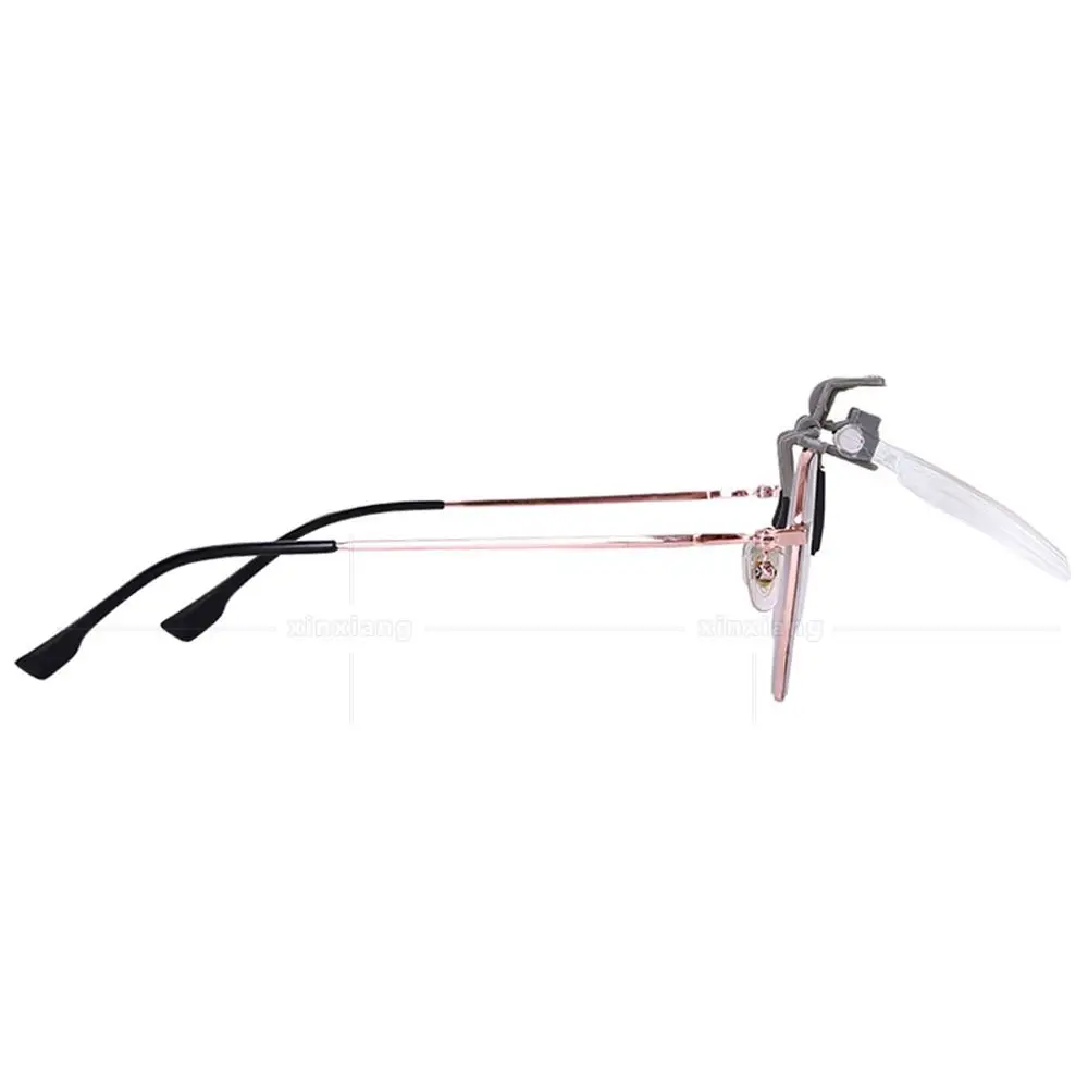 Portable for Needlework Crafts Map Reading HD with Clip Loupe Magnifier Light-weight Magnifying Glasses 2X