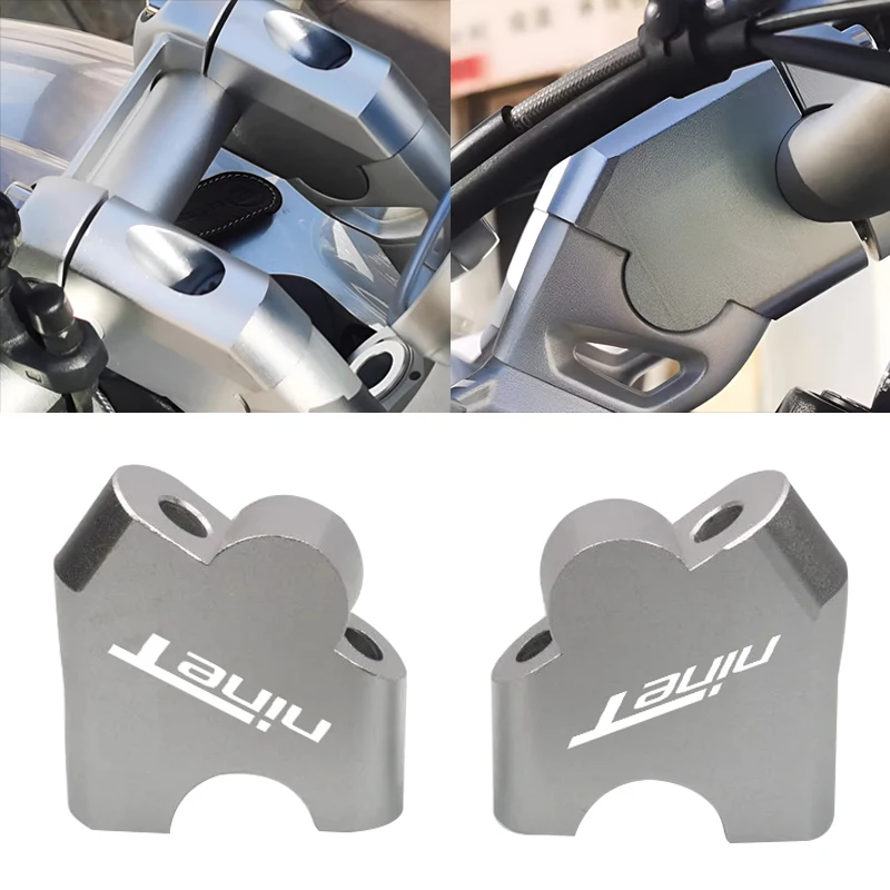 

Motorcycle Accessories Handlebar Riser Drag Handle Bar Clamp Extend Adapter For RNINET Rnine T R NINET Rninet R NINE T