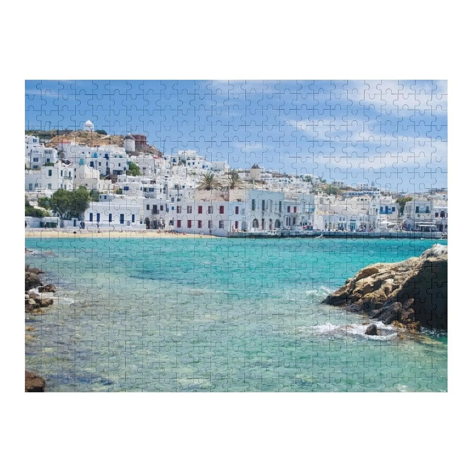 

Mykonos Things To Do Jigsaw Puzzle Iq Christmas Gifts Wood Photo Personalized Puzzle