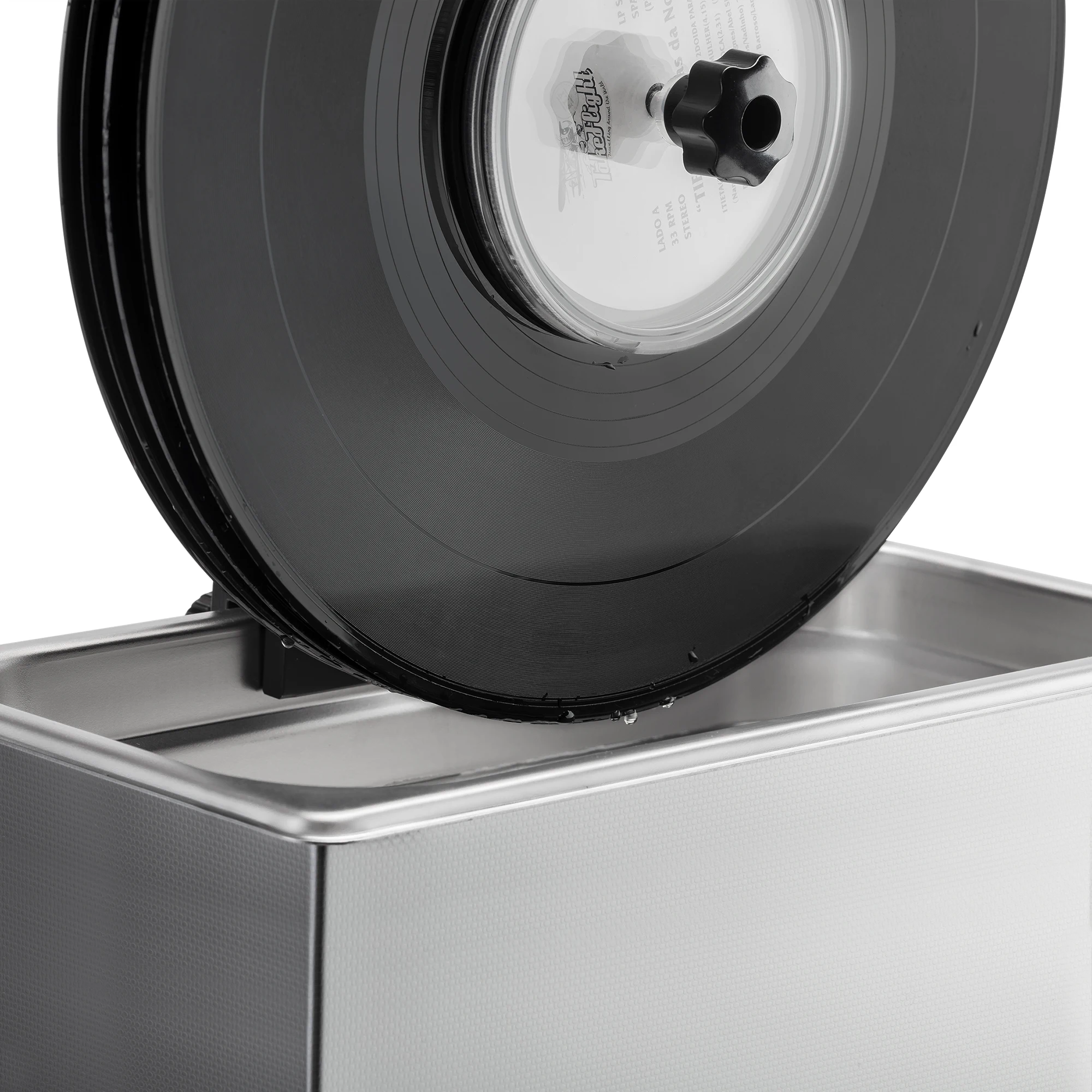 

SONIC Variable Frequency Lp Vinyl Record Ultrasonic Cleaner with Vinyl Record Holder