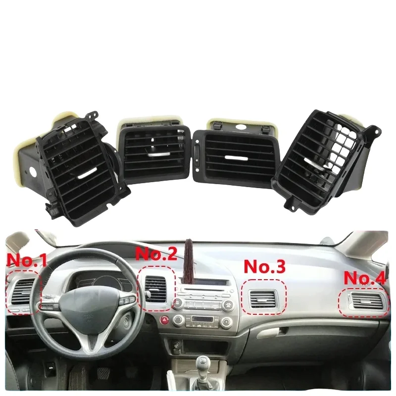

Original AC Vent Ducts for Honda Civic FA1 FD1 FD2 (2006-2011) - Left + Right Side Pair