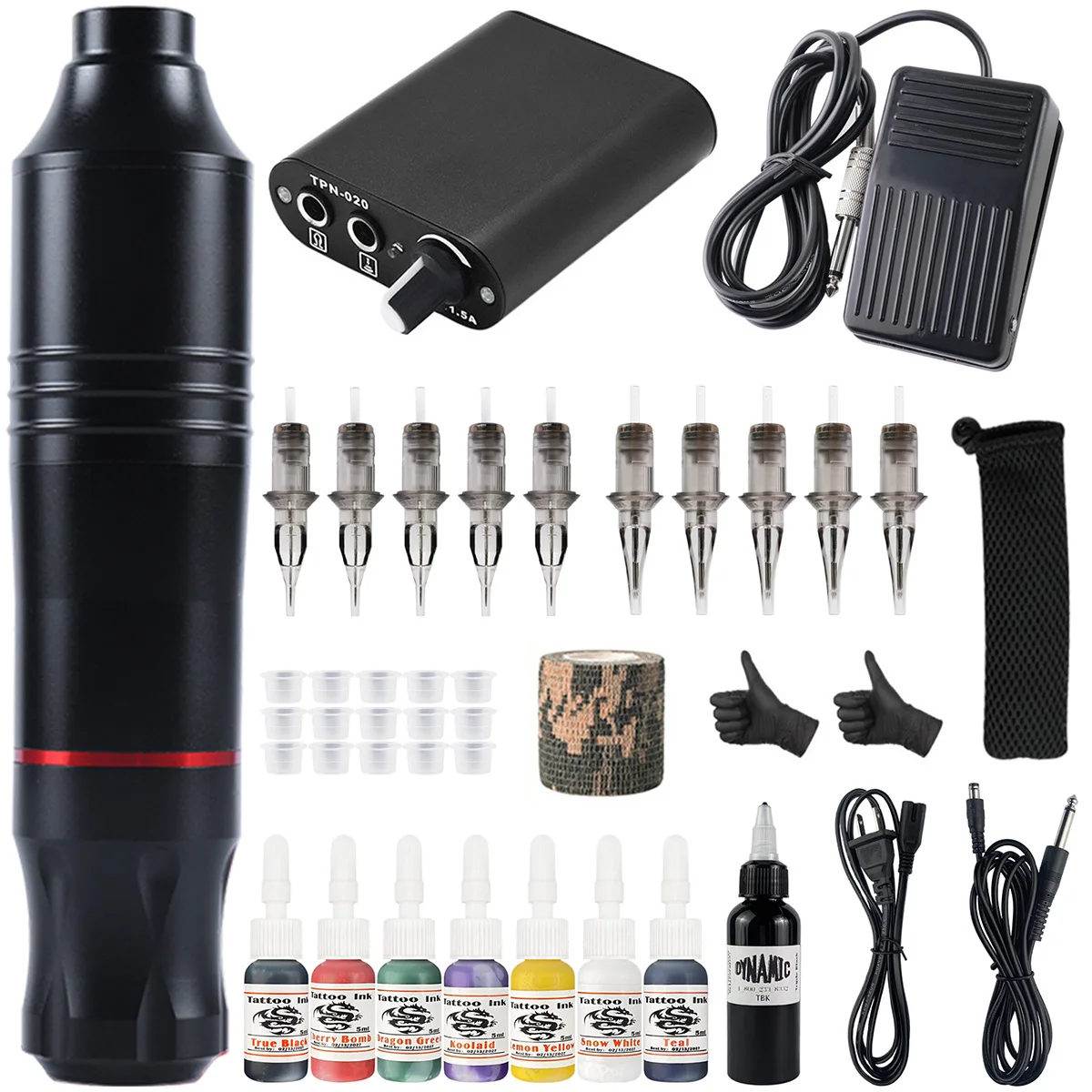 

Motor Pen Set Tattoo Pen Set Full Set Tattoo Practice Tattoo Equipment