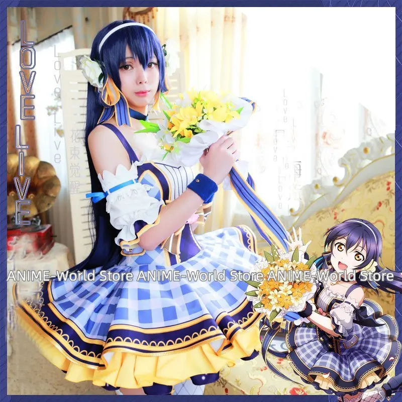 Lovelive 9 Members Bouquet Hand Flower Awaken Cosplay Eli Ayase Tojo Nozomi Lolita Dress Love Live Hanayo Uniform Costumes