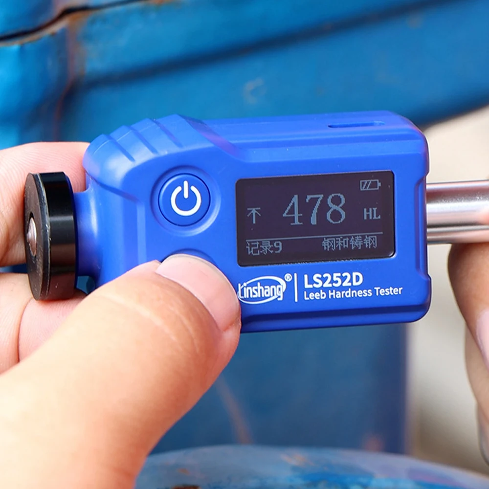 LS252D Digital Portable Leeb Hardness Tester Metal Measurement Equipment Durometer Gauge for Aluminum Alloy Steel